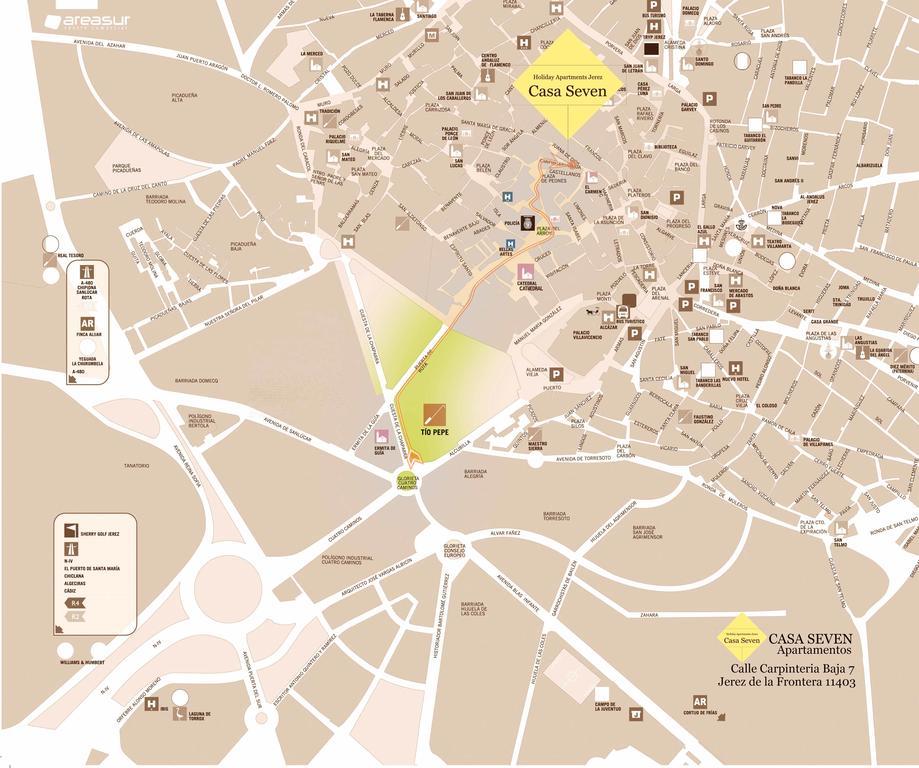 Casa Seven Jerez Apartman Jerez de la Frontera Kültér fotó